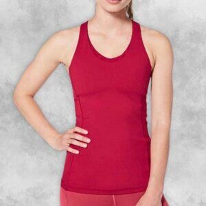 Lululemon Yoga Tank Criss Cross Back Straps Built-In Cup Red & Pink Women's XS